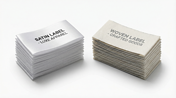 Satin Labels vs Woven Labels: Choosing the Right Finish
