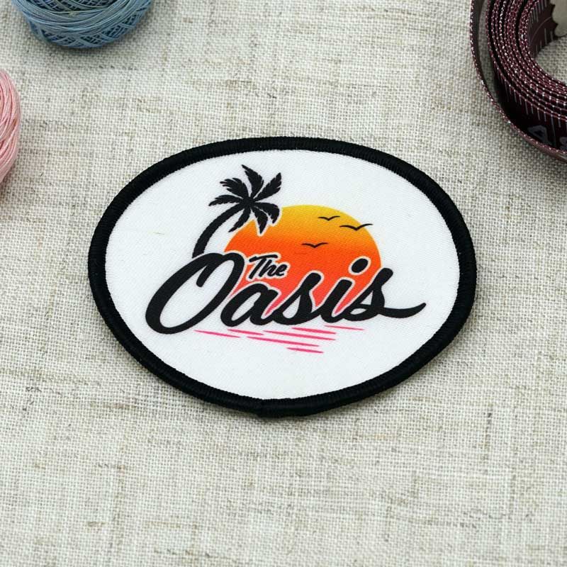 50 Hook and Loop Backing Embroidery Patch, Loophook Backing Embroidered  Patch, Custom Shape Backing Patch 