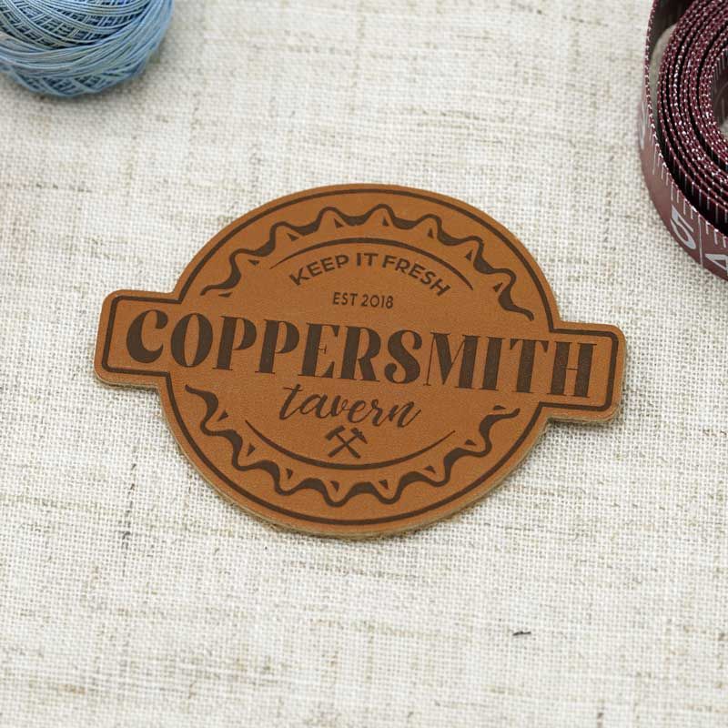 High Quality Leather Patches, Custom Tags