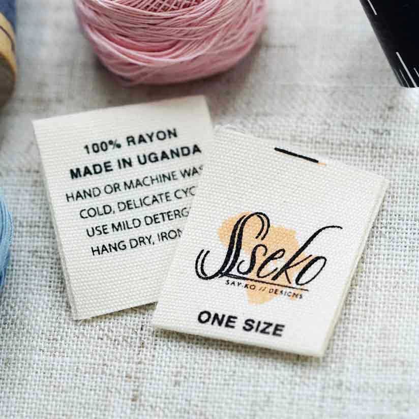 Custom Cotton Printed Labels & Tags - Rapid Tag & Label