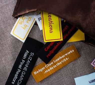 Woven Text Labels For Clothing | Quality Woven Labels US