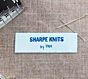 woven text labels