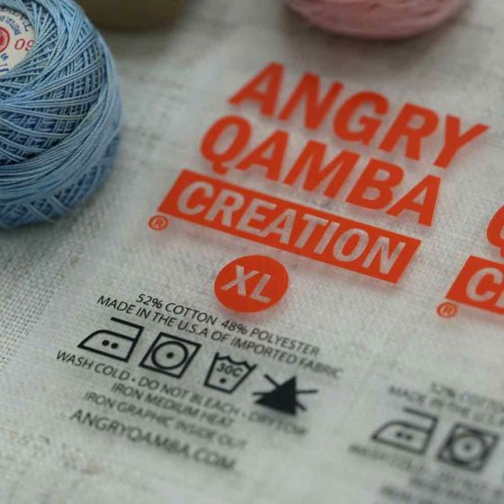 Heat Transfer Clothing Labels Quality Woven Labels