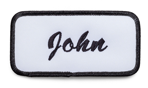 Embroidered Name Patches